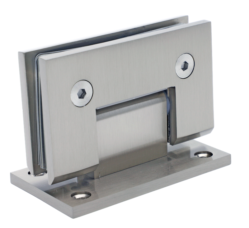 النحاس الصلب 90 درجة جدار جبل إزاحة اللوحة الخلفية دش مفصلات الأبواب SH307