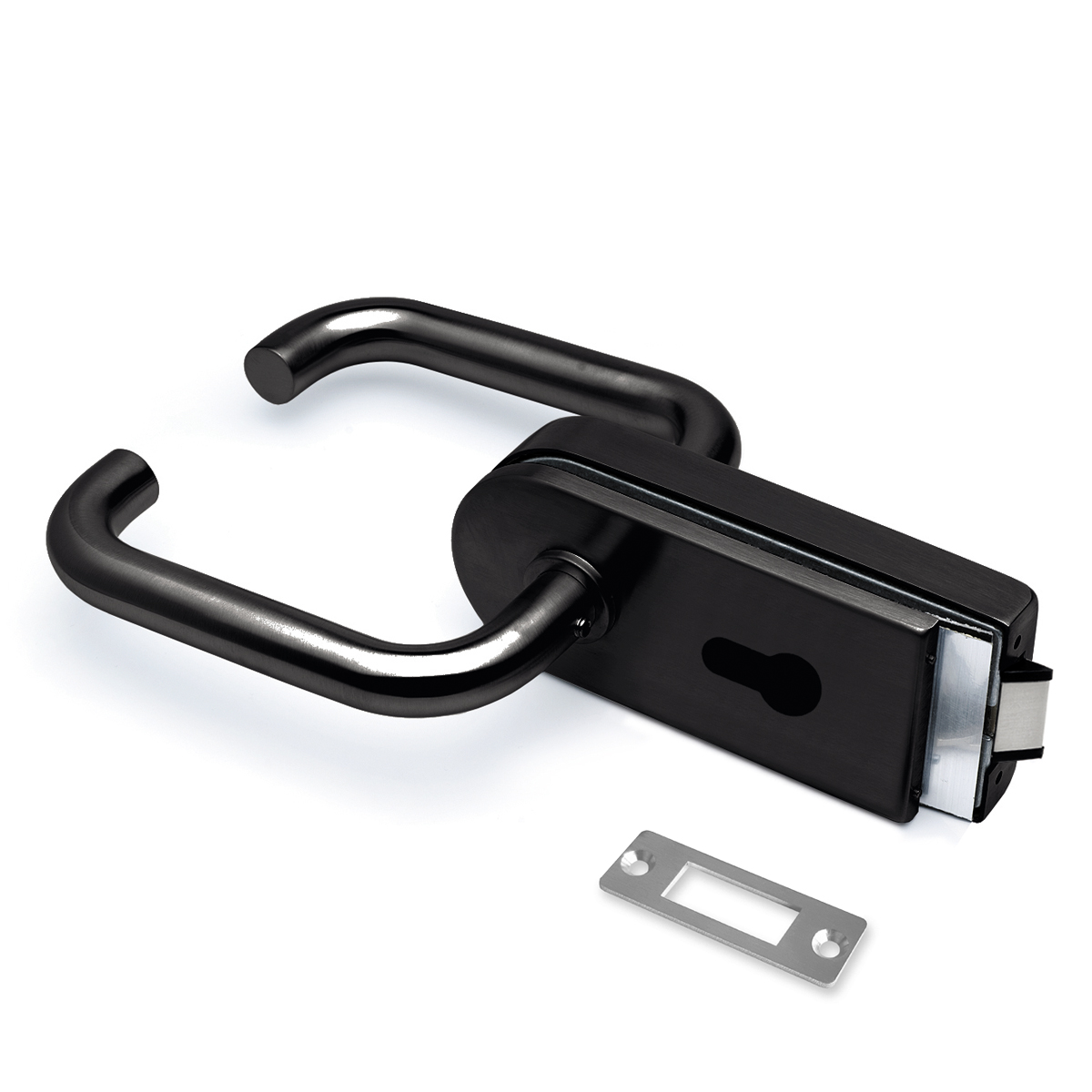 قفل الباب الزجاجي