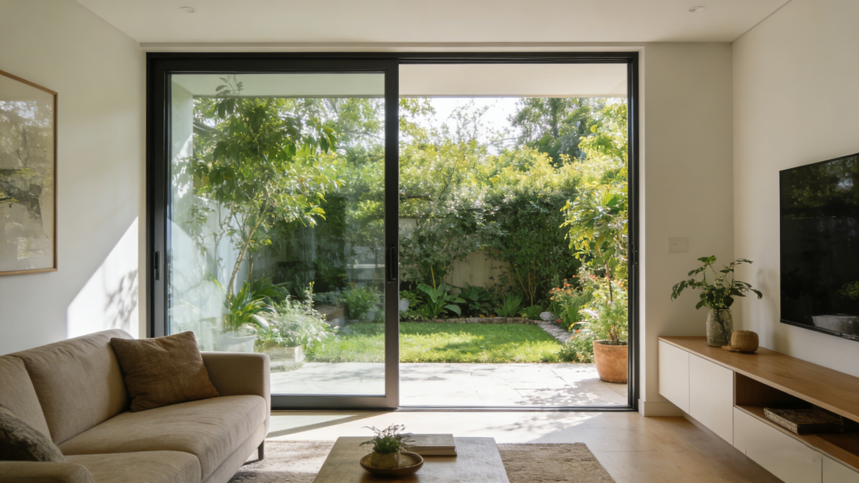 قفل للباب الزجاجي