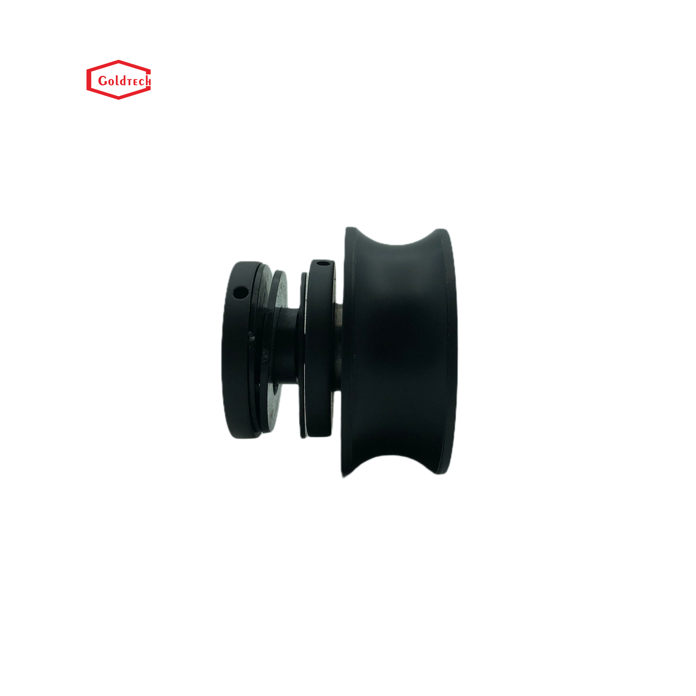 مجموعة تجهيزات الأبواب المنزلقة للباب الزجاجي للاستحمام من الفولاذ المقاوم للصدأ I105