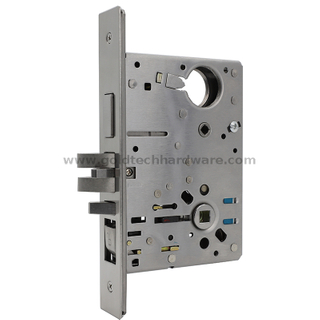 SUS304 American ANSI/BHMA A156.13 قفل نقر مدرج في قائمة UL B220 وظيفة الدخول/المكتب