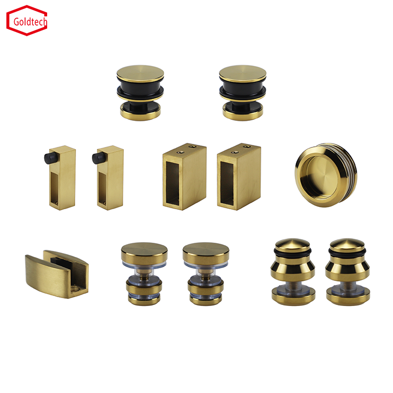 مجموعة أبواب منزلقة بدون إطار من الزجاج