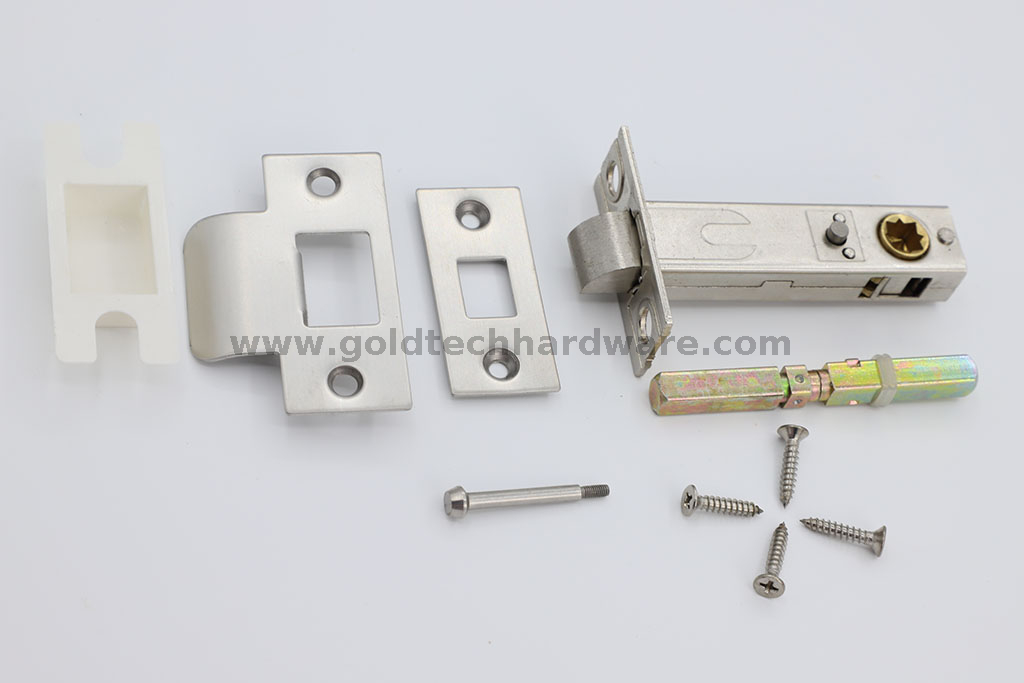 مزلاج باب الخصوصية الأنبوبي الخلفي 60 درجة 60 مم B301 مع مسمار نحاسي