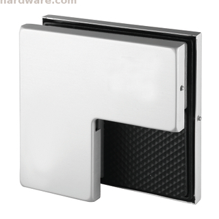 موصل من الفولاذ المقاوم للصدأ مع تركيبات رقعة الباب الزجاجي