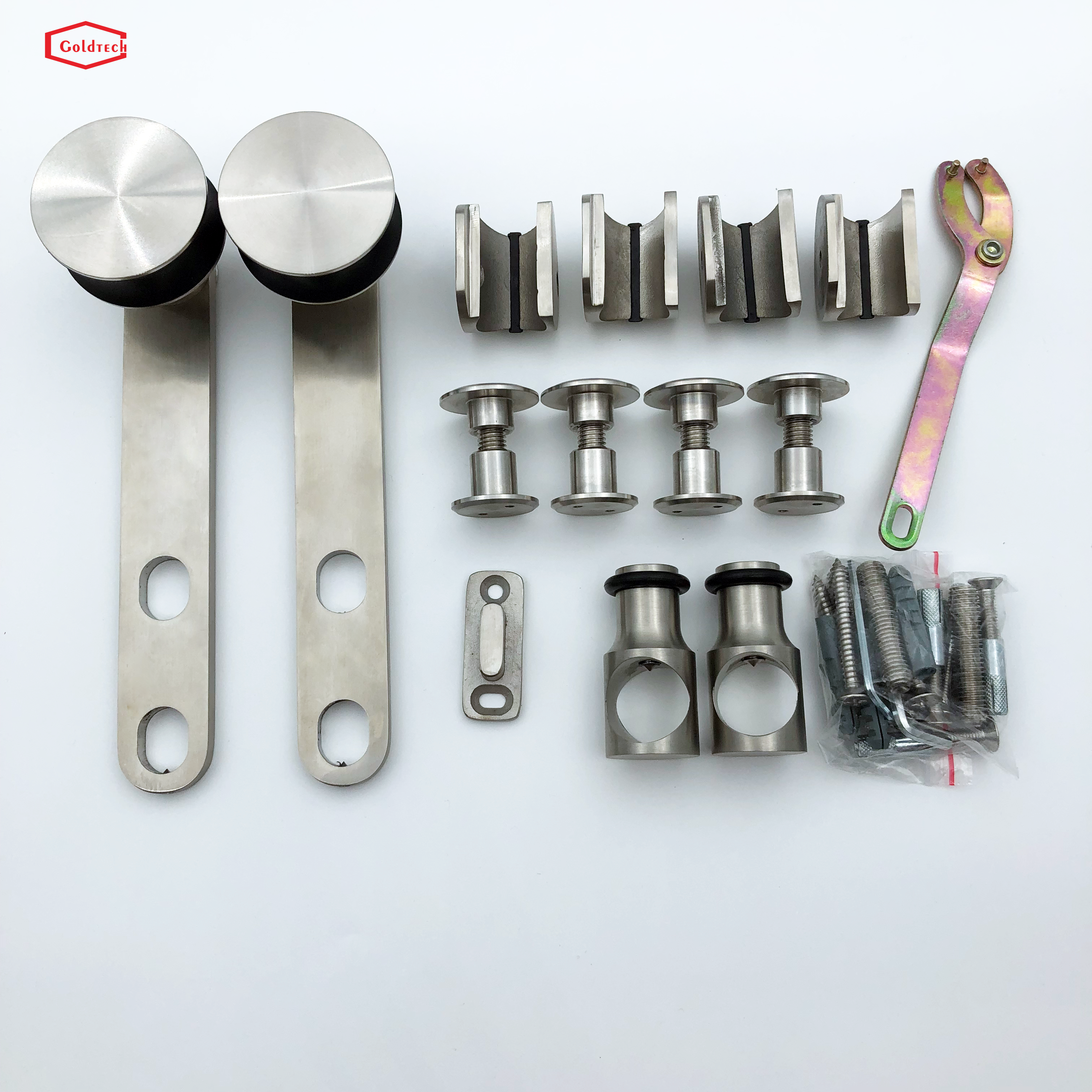 طقم تجهيزات الأبواب الخشبية المنزلقة 