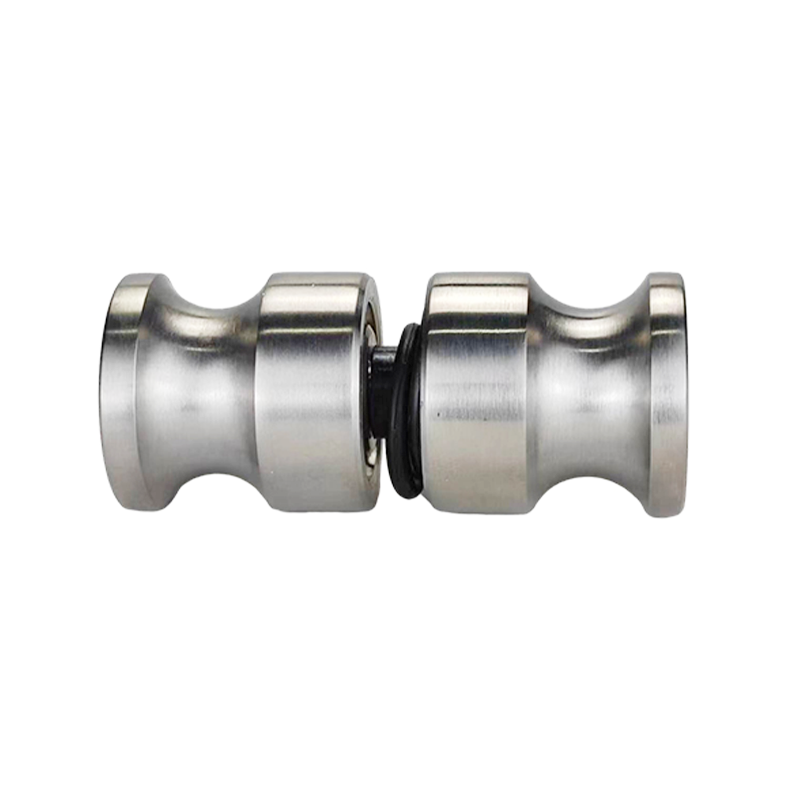 أجهزة غرفة الاستحمام الفولاذ المقاوم للصدأ مقبض الباب الزجاجي SK011