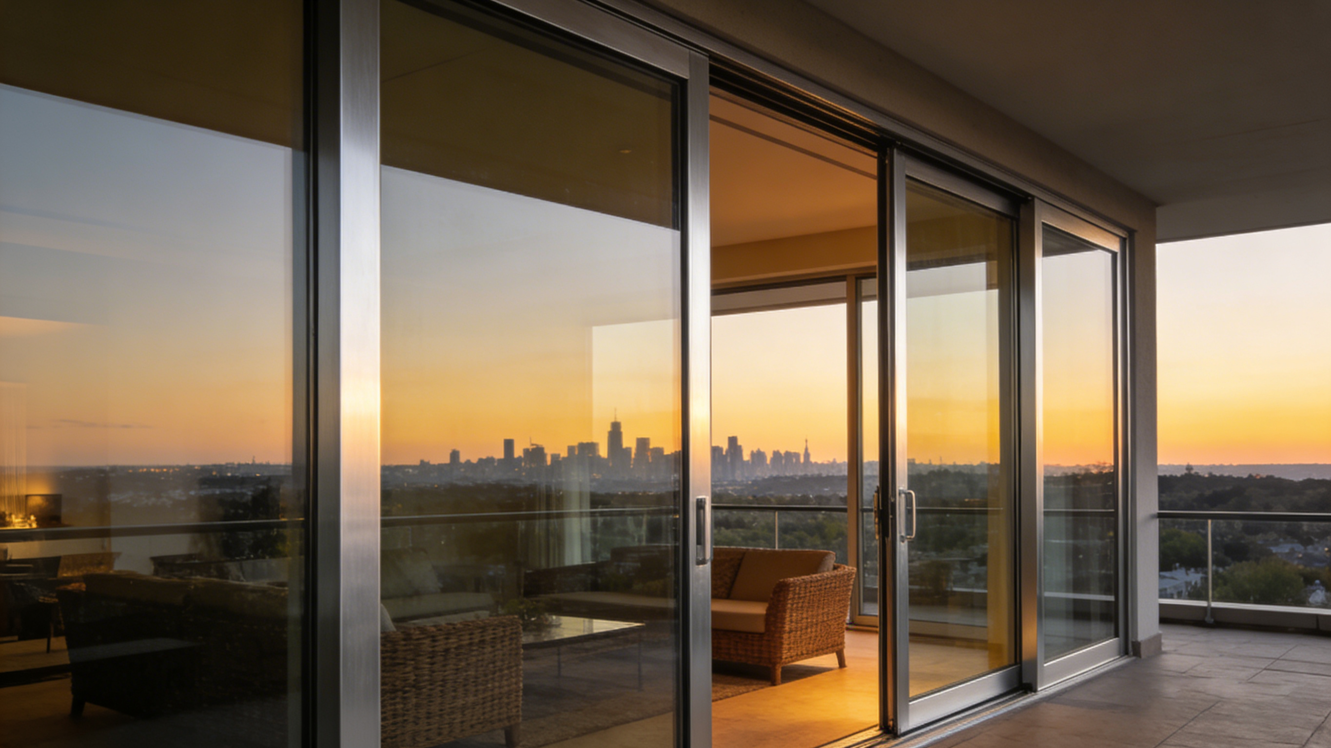 ما الذي يتآكل في قفل نقر الباب الزجاجي المنزلق？